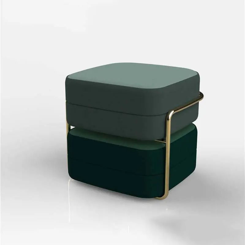 Algar Cube Stool Modern Rectangle Cube Seat