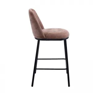 Brant Counter Chair Upholstered Seat with Metal Frame.