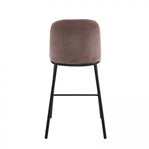 Brant Counter Chair Upholstered Seat with Metal Frame.