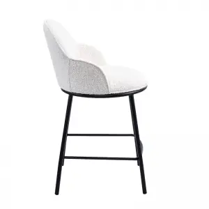 Orlan Counter Chair Upholstered Seat with Metal Frame.